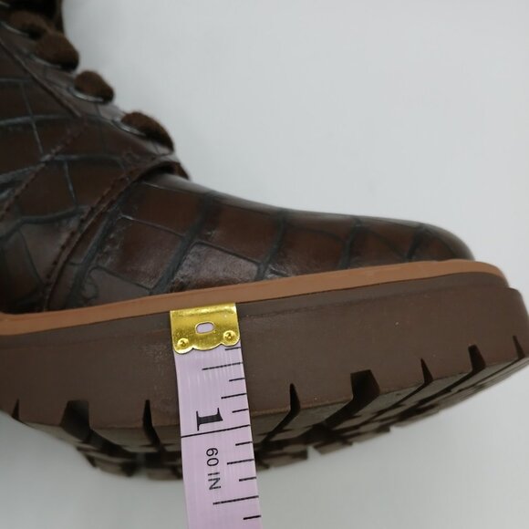 Naturalizer Jac Croco Combat Boots - 7.5M - Picture 8 of 9